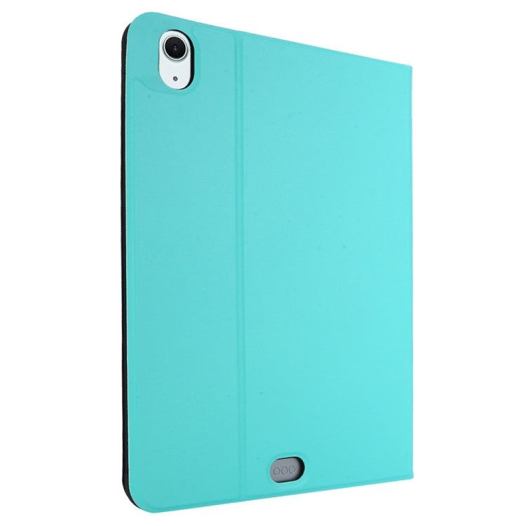 For iPad Air 11 2024 Stretch Voltage Plain Leather Smart Tablet Case(Green) - iPad Air 11 2024 Cases by buy2fix | Online Shopping UK | buy2fix