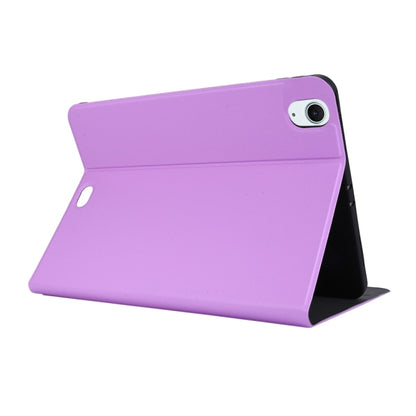 For iPad Air 11 2024 Stretch Voltage Plain Leather Smart Tablet Case(Purple) - iPad Air 11 2024 Cases by buy2fix | Online Shopping UK | buy2fix