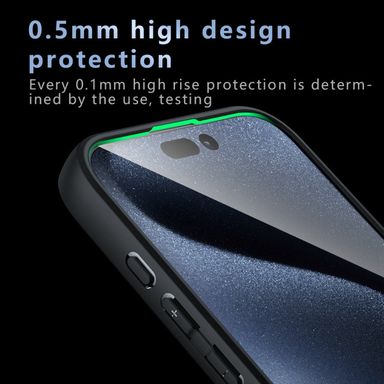 For iPhone 16 Plus Armor Precise Hole PC Hybrid TPU Phone Case(Transparent) - iPhone 16 Plus Cases by buy2fix | Online Shopping UK | buy2fix