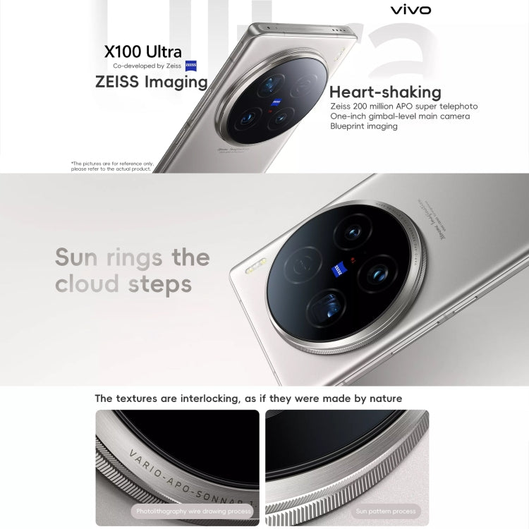 vivo X100 Ultra, 12GB+256GB, Face ID / Fingerprint Identification, 6.78 inch Android 14 OriginOS 4 Snapdragon 8 Gen 3 Octa Core, OTG, NFC, Network: 5G, Support Google Play(White) - vivo by vivo | Online Shopping UK | buy2fix