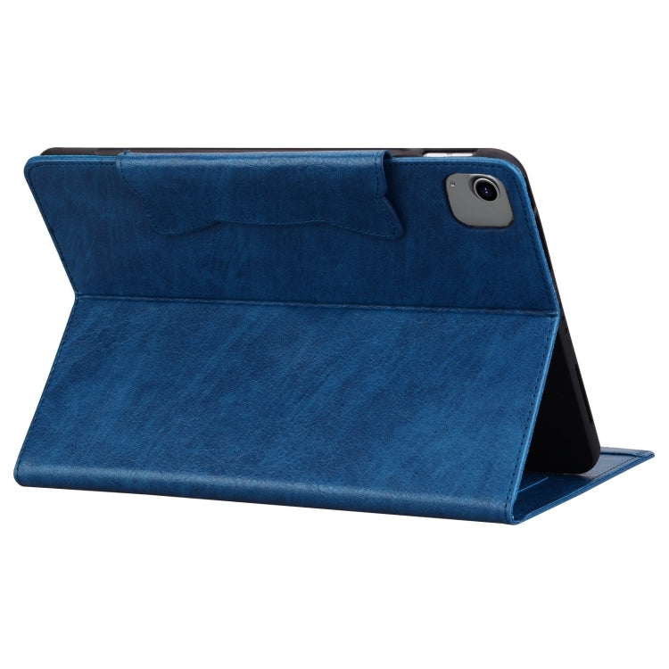 For iPad Air 13 2024 Cat Buckle Leather Smart Tablet Case(Royal Blue) - iPad Air 13 2024 Cases by buy2fix | Online Shopping UK | buy2fix