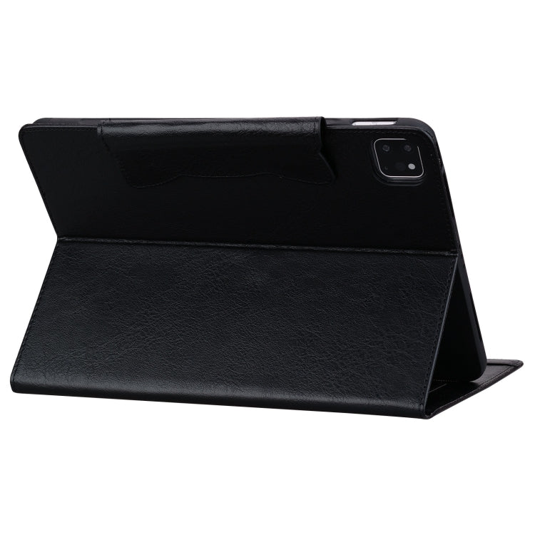 For iPad Pro 13 2024 Cat Buckle Leather Smart Tablet Case(Black) - iPad Pro 13 2024 Cases by buy2fix | Online Shopping UK | buy2fix