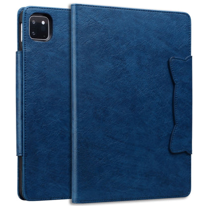 For iPad Pro 13 2024 Cat Buckle Leather Smart Tablet Case(Royal Blue) - iPad Pro 13 2024 Cases by buy2fix | Online Shopping UK | buy2fix