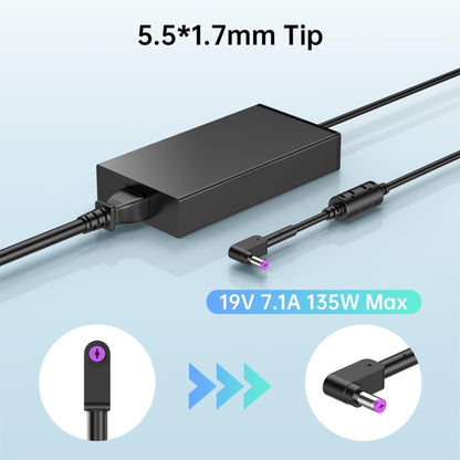 135W 19V 7.1A Laptop Notebook Power Adapter For Acer 5.5 x 1.7mm, Plug:UK Plug - For Acer by buy2fix | Online Shopping UK | buy2fix