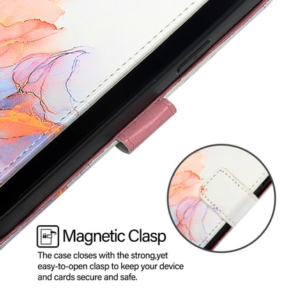 For Blackview Color 8 PT003 Marble Pattern Flip Leather Phone Case(Galaxy Marble White) - More Brand by buy2fix | Online Shopping UK | buy2fix