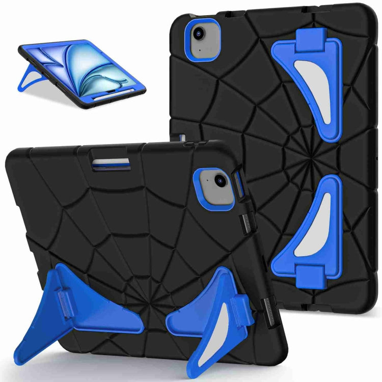 For iPad Air 11 2024 Silicone + PC Shockproof Protective Tablet Case(Black Blue) - iPad Air 11 2024 Cases by buy2fix | Online Shopping UK | buy2fix