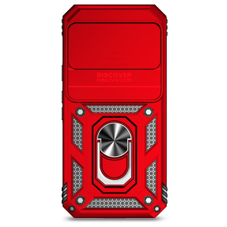 For Google Pixel 9 Sliding Camshield Holder Phone Case(Red) - Google Cases by buy2fix | Online Shopping UK | buy2fix