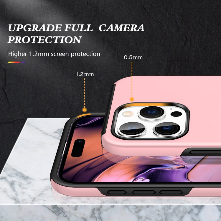 For iPhone 16 Pro Max Magnetic Ring Holder Phone Case(Rose Gold) - iPhone 16 Pro Max Cases by buy2fix | Online Shopping UK | buy2fix