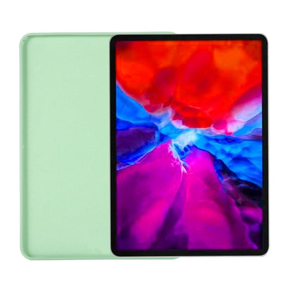 For iPad Pro 13 2024 Pure Color Liquid Silicone Shockproof Tablet Case(Green) - iPad Pro 13 2024 Cases by buy2fix | Online Shopping UK | buy2fix