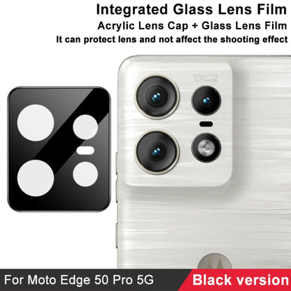 For Motorola Edge 50 Pro imak High Definition Integrated Glass Lens Film Black Version - Motorola Tempered Glass by imak | Online Shopping UK | buy2fix