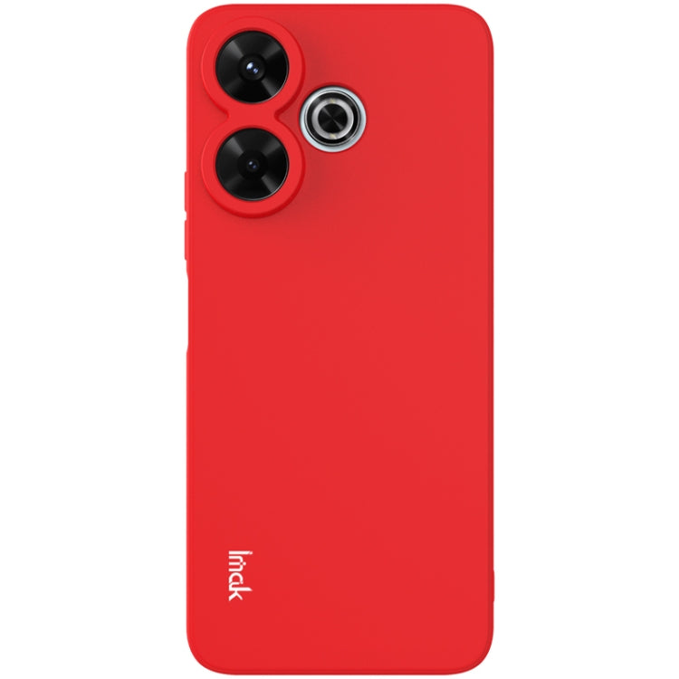 For Xiaomi Redmi 13 4G Global IMAK UC-4 Series Straight Edge TPU Soft Phone Case(Red) - Redmi 13 Cases by imak | Online Shopping UK | buy2fix