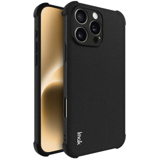 For iPhone 16 Pro Max imak Shockproof Airbag TPU Phone Case(Matte Black) - iPhone 16 Pro Max Cases by imak | Online Shopping UK | buy2fix