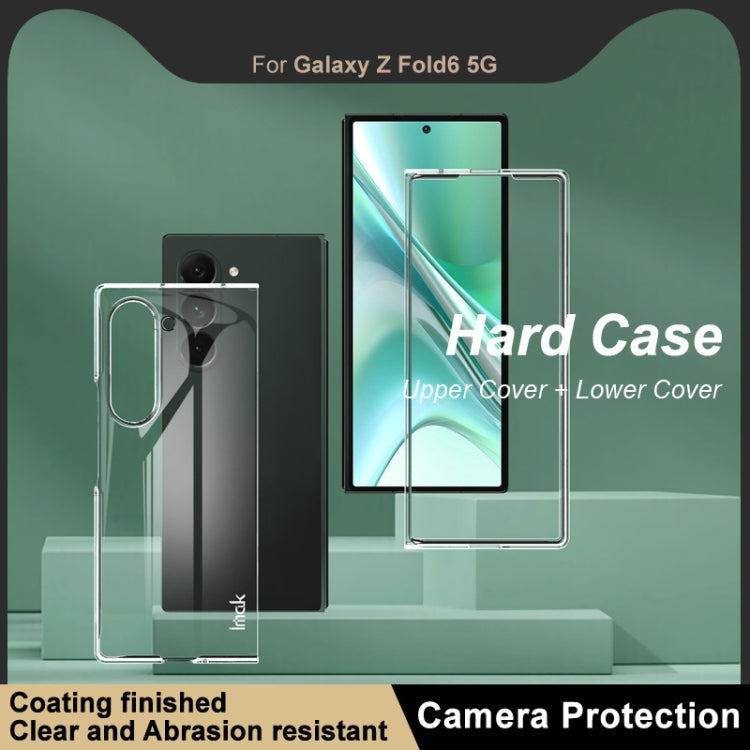 For Samsung Galaxy Z Fold6 imak Wing II Pro Series Wear-resisting Crystal Phone Case(Transparent) - Galaxy Z Fold6 5G Cases by imak | Online Shopping UK | buy2fix