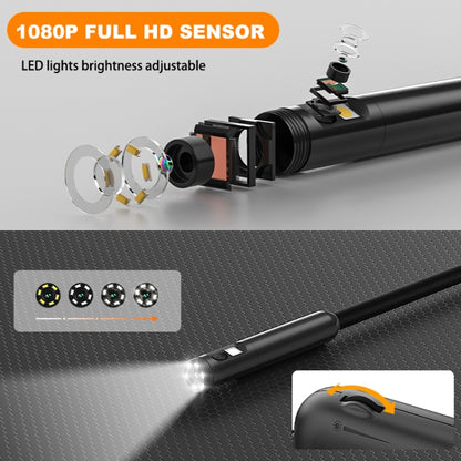 Y15 5.5mm Dual Camera WiFi Connected Hard Cable HD Industrial Endoscope, Length:3.5m(Black) -  by buy2fix | Online Shopping UK | buy2fix