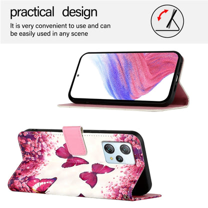 For Blackview A53 3D Painting Horizontal Flip Leather Phone Case(Rose Butterfly) - More Brand by buy2fix | Online Shopping UK | buy2fix