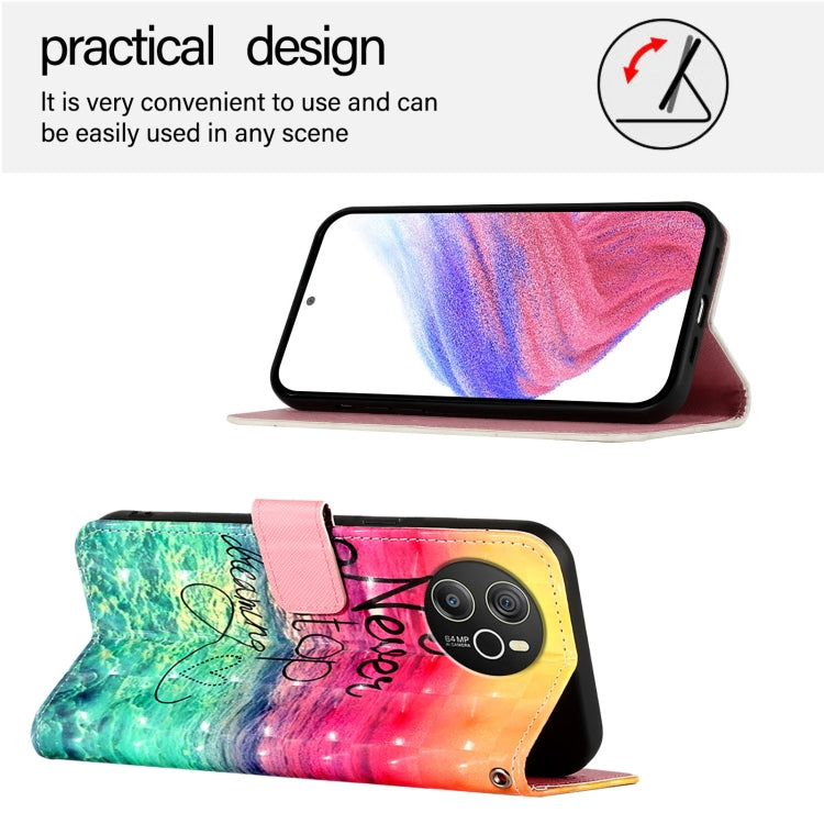 For Blackview Shark 8 3D Painting Horizontal Flip Leather Phone Case(Chasing Dreams) - More Brand by buy2fix | Online Shopping UK | buy2fix