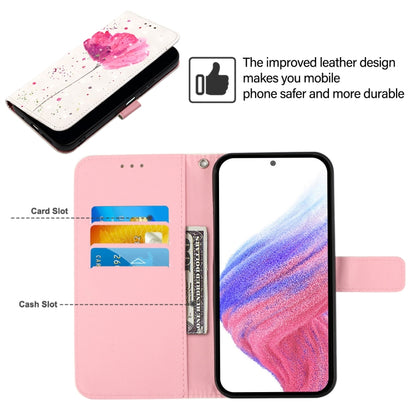 For Blackview Wave 6C 3D Painting Horizontal Flip Leather Phone Case(Flower) - More Brand by buy2fix | Online Shopping UK | buy2fix