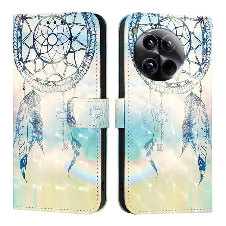 For OnePlus 12 Global 3D Painting Horizontal Flip Leather Phone Case(Dream Wind Chimes) - OnePlus Cases by buy2fix | Online Shopping UK | buy2fix