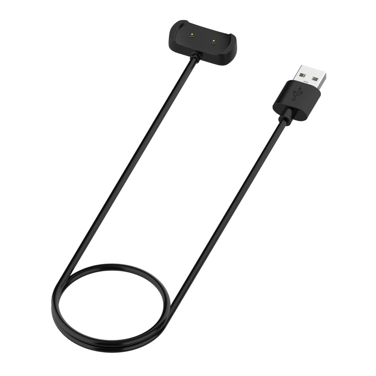 For Amazfit Bip 5 Unity A2324 Smart Watch Magnetic Charging Cable, Length: 1m(Black) - Charger by buy2fix | Online Shopping UK | buy2fix