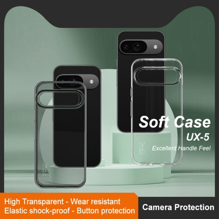 For Google Pixel 9 Pro IMAK UX-5 Series Transparent Shockproof TPU Protective Phone Case(Transparent) - Google Cases by imak | Online Shopping UK | buy2fix