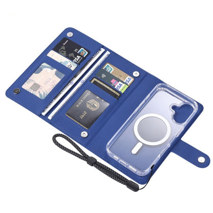 For iPhone 14 Pro ViLi GHA-C Series RFID MagSafe Magnetic Flip Leather Phone Case(Blue) - iPhone 14 Pro Cases by ViLi | Online Shopping UK | buy2fix