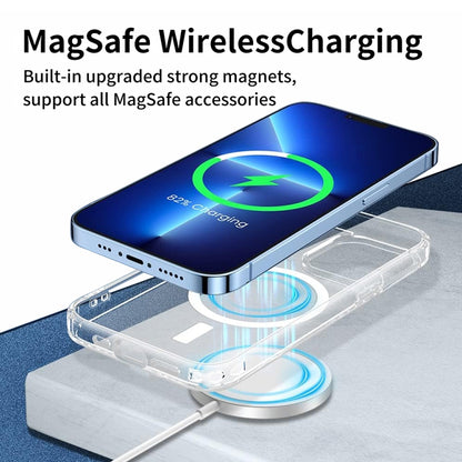 For iPhone 15 Pro Max ViLi MAG-C Series MagSafe Magnetic PC + TPU Phone Case(Transparent) - iPhone 15 Pro Max Cases by ViLi | Online Shopping UK | buy2fix