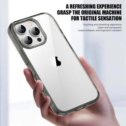 For iPhone 16 Pro PC Hybrid TPU Full Coverage Shockproof Phone Case(Transparent) - iPhone 16 Pro Cases by buy2fix | Online Shopping UK | buy2fix