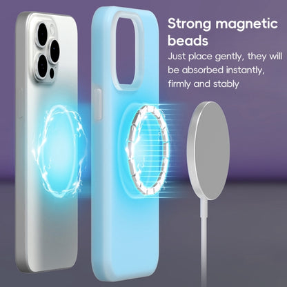 For iPhone 16 Pro Jelly Liquid Silicone MagSafe Magnetic Phone Case(White) - iPhone 16 Pro Cases by buy2fix | Online Shopping UK | buy2fix