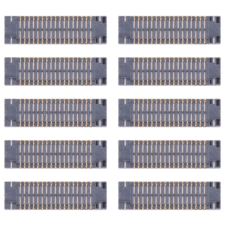 For Samsung Galaxy A04e SM-A042F 10pcs Motherboard LCD Display FPC Connector - Galaxy A Series Parts by buy2fix | Online Shopping UK | buy2fix