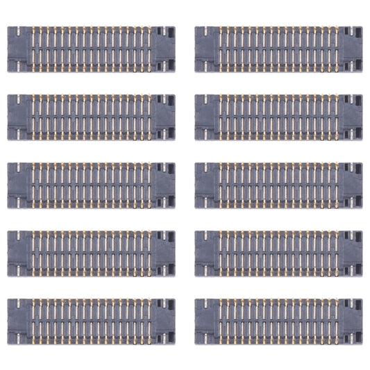 For Samsung Galaxy A03 Core SM-A032F 10pcs Motherboard LCD Display FPC Connector - Galaxy A Series Parts by buy2fix | Online Shopping UK | buy2fix