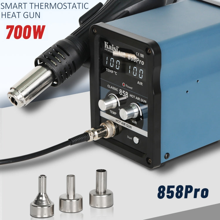 Kaisi 858Pro Smart Sleep Lead-free Digital Display Hot Air Gun Desoldering Station, Plug:EU Plug - Electric Soldering Iron by Kaisi | Online Shopping UK | buy2fix