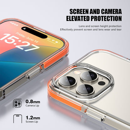 For iPhone 16 Pro Max TPE Airbag TPU+ PC Full Coverage Phone Case(Orange) - iPhone 16 Pro Max Cases by buy2fix | Online Shopping UK | buy2fix