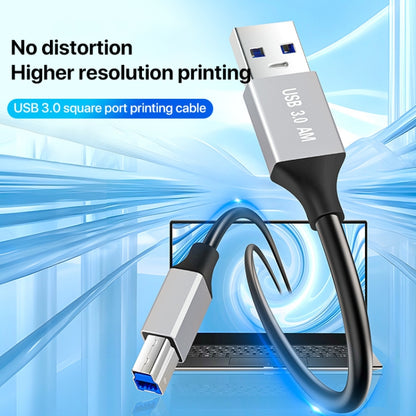 USB 3.0 A Male to USB-B Square Interface Printer Data Transmission Adapter Cable, Length:1m - USB Cable by buy2fix | Online Shopping UK | buy2fix