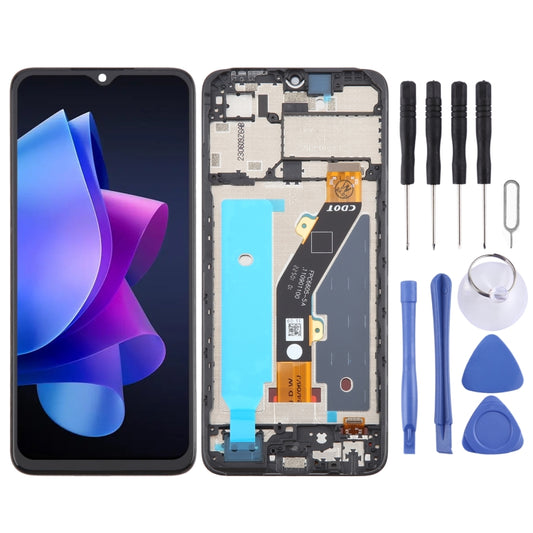 For Tecno Spark Go 2023 BF7n OEM LCD Screen Digitizer Full Assembly With Frame - LCD Screen by buy2fix | Online Shopping UK | buy2fix