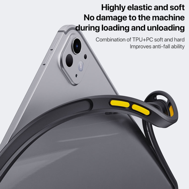 For iPad Air 13 2024 Ming Shield Series PC Hybrid TPU Tablet Case(Grey) - iPad Air 13 2024 Cases by buy2fix | Online Shopping UK | buy2fix