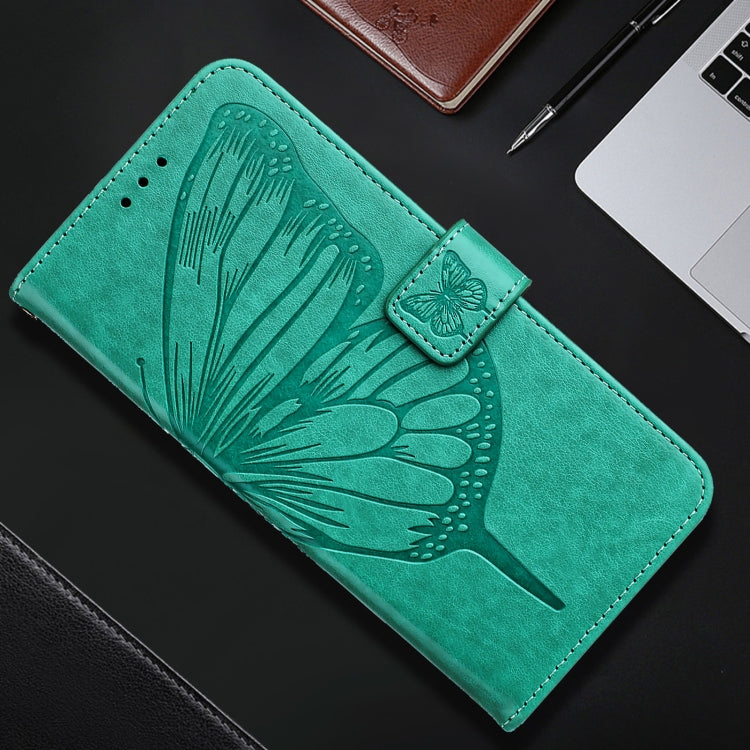 For Redmi K70 Ultra 5G Global Embossed Butterfly Leather Phone Case(Green) - Xiaomi Cases by buy2fix | Online Shopping UK | buy2fix