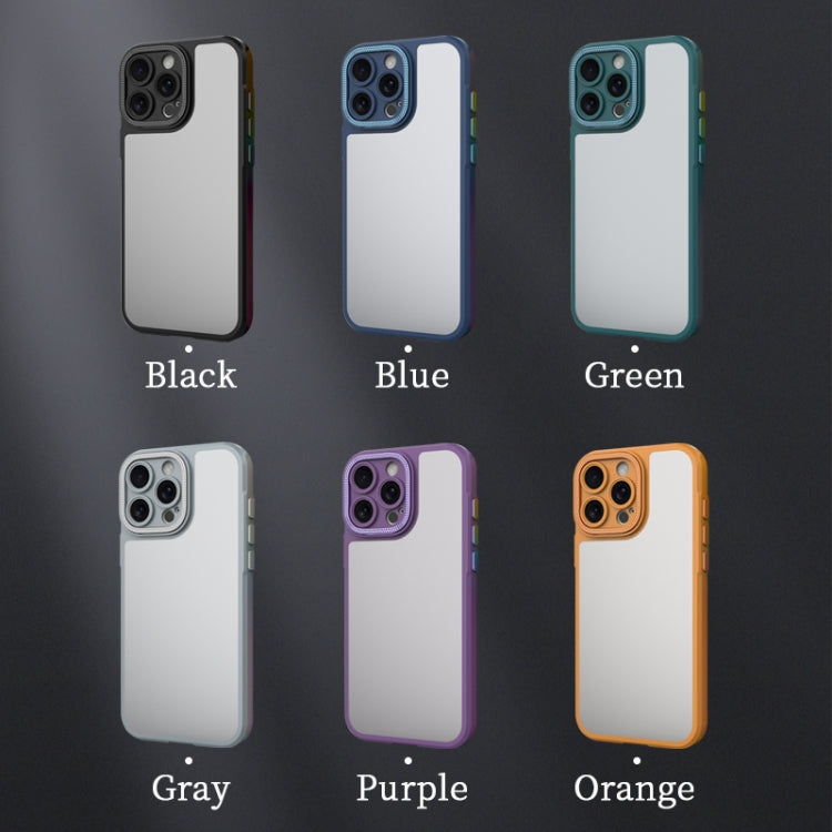 For iPhone 16 Bodyguard Micro Matte PC Hybrid TPU Phone Case(Purple) - iPhone 16 Cases by buy2fix | Online Shopping UK | buy2fix