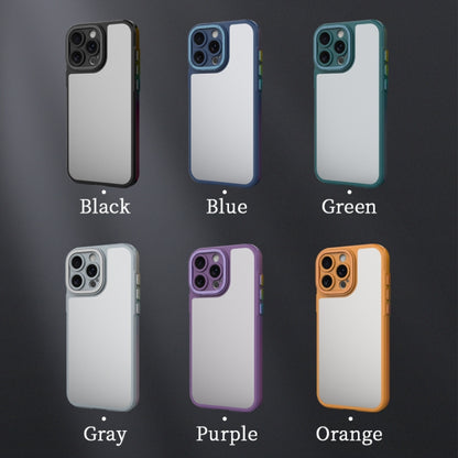 For iPhone 16 Bodyguard Micro Matte PC Hybrid TPU Phone Case(Purple) - iPhone 16 Cases by buy2fix | Online Shopping UK | buy2fix