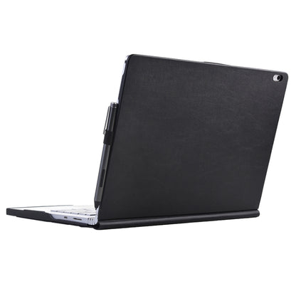 For Microsoft Surface Book 13.5 inch i7 Deformation All-inclusive Leather Laptop Case(Black) - Screen & Keyboard Cover by buy2fix | Online Shopping UK | buy2fix