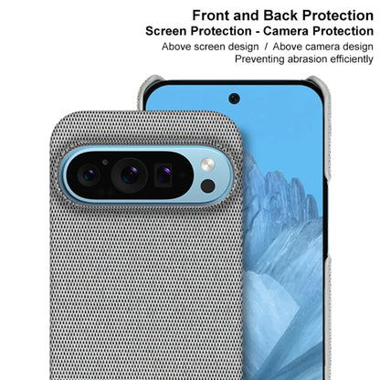 For Google Pixel 9 Pro XL imak Ruiyi Series Cloth Texture PU + PC Phone Case(Light Grey) - Google Cases by imak | Online Shopping UK | buy2fix