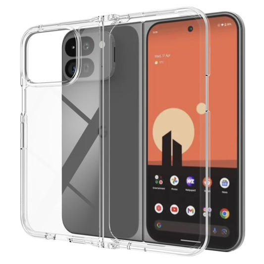 For Google Pixel 9 Pro Fold Scratchproof Acrylic TPU Phone Case(Transparent) - Google Cases by buy2fix | Online Shopping UK | buy2fix