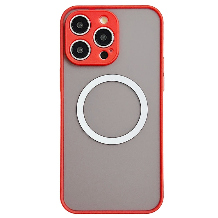 For iPhone 13 Pro Max Hawkeye Skin Feel MagSafe Phone Case(Red) - iPhone 13 Pro Max Cases by buy2fix | Online Shopping UK | buy2fix