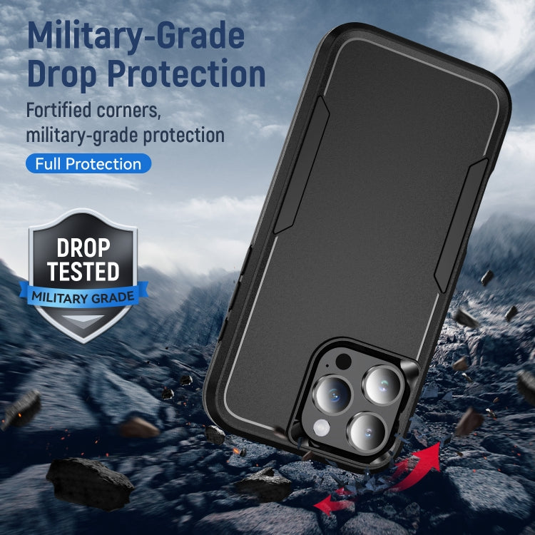 For iPhone 16 Pro Pioneer Armor Heavy Duty PC + TPU Phone Case(Black) - iPhone 16 Pro Cases by buy2fix | Online Shopping UK | buy2fix