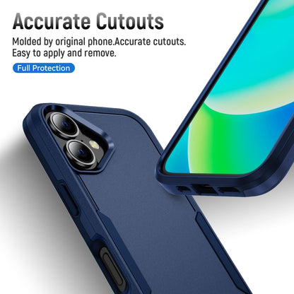 For iPhone 16 Plus Pioneer Armor Heavy Duty PC + TPU Phone Case(Blue) - iPhone 16 Plus Cases by buy2fix | Online Shopping UK | buy2fix