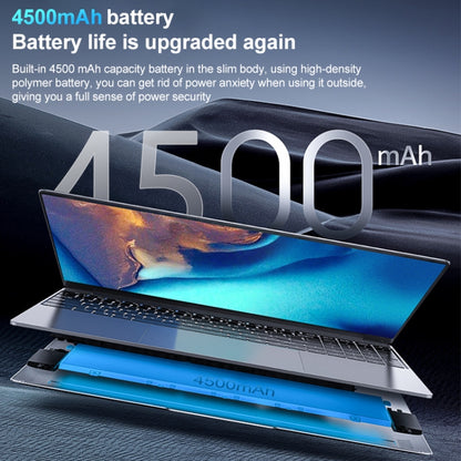 14 inch Windows 11 Laptop, 8GB+256GB, Gen 4th Intel Core i3 CPU, 180 Degree Rotation Axis(Silver) - Others by buy2fix | Online Shopping UK | buy2fix