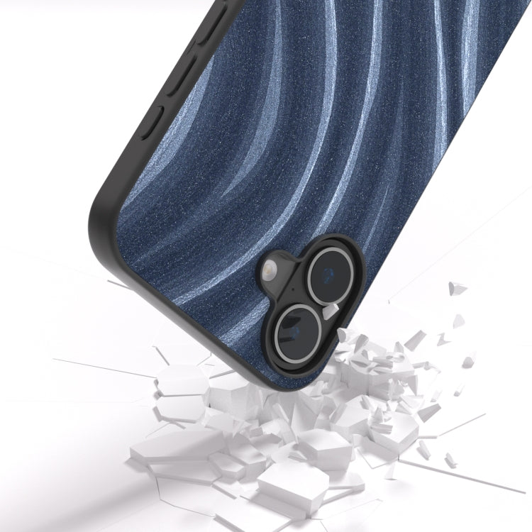 For iPhone 16 Galactic Pattern Protective Phone Case(Blue) - iPhone 16 Cases by buy2fix | Online Shopping UK | buy2fix