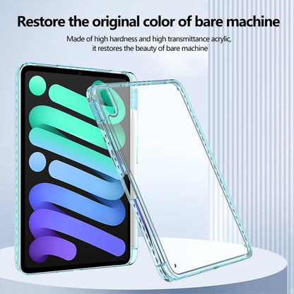 For iPad Pro 11 2024 Acrylic Hybrid TPU Tablet Case with Pen Slot(Light Blue) - iPad Pro 11 2024 Cases by buy2fix | Online Shopping UK | buy2fix