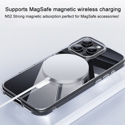 For iPhone 16 Plus TGVIS LEN Series MagSafe Magnetic Phone Case(Transparent) - iPhone 16 Plus Cases by TGVIS | Online Shopping UK | buy2fix