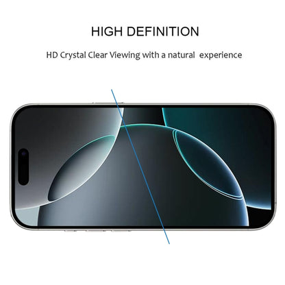 For iPhone 16 Pro Full Glue Screen Tempered Glass Film - iPhone 16 Pro Tempered Glass by buy2fix | Online Shopping UK | buy2fix