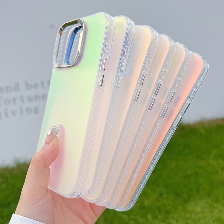 For iPhone 16 Color Plating Discoloration PC Phone Case(Green) - iPhone 16 Cases by buy2fix | Online Shopping UK | buy2fix